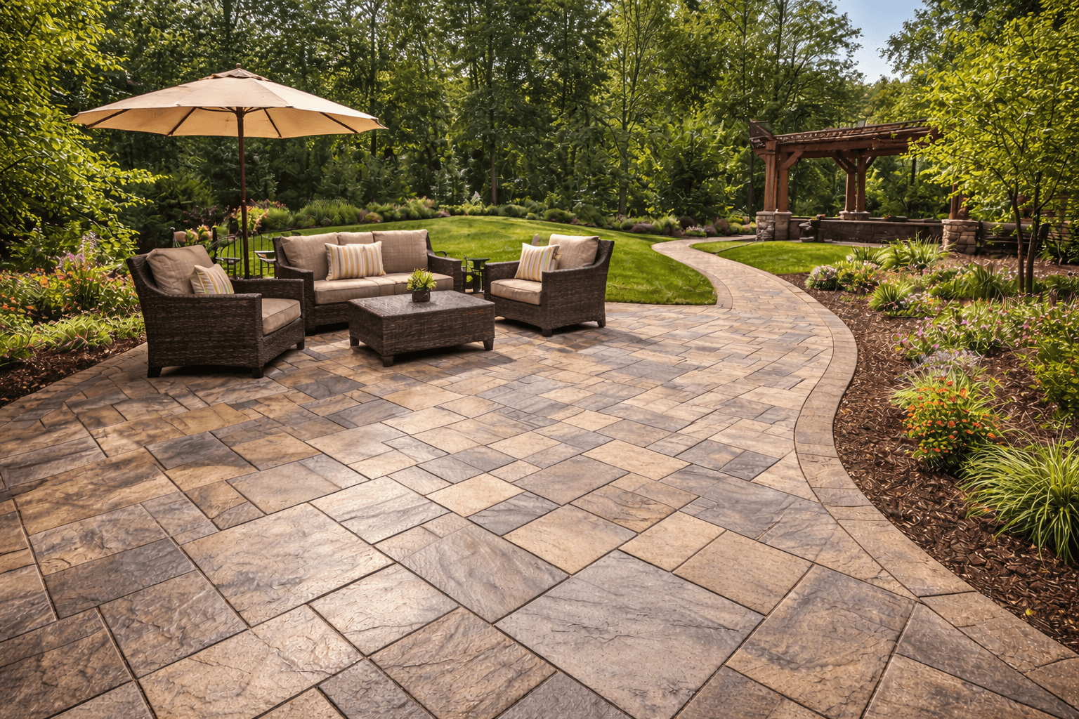 Stamped Patios & Walkways — Concrete Tilsonburg, Tillsonburg ON